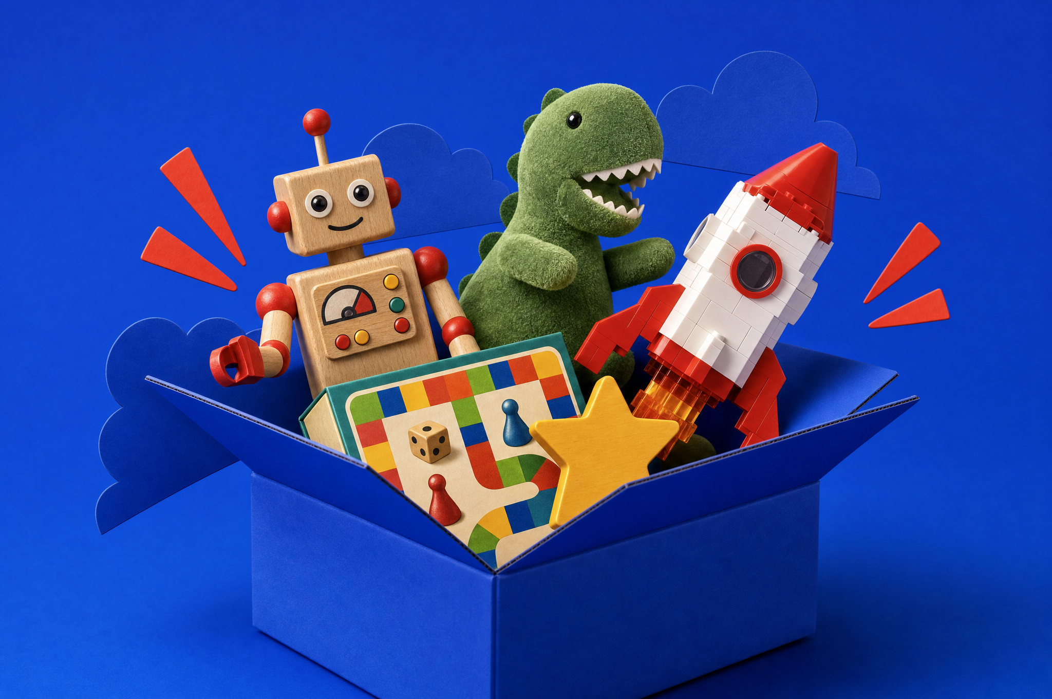 A toy box overflowing with deal picks